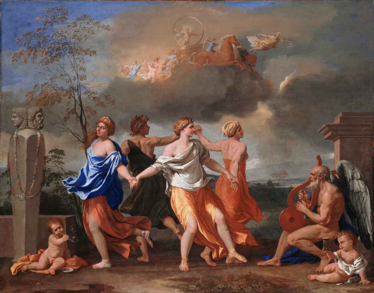 Nicolas Poussin, Taniec ludzkiego życia (1638–40), Wallace Collection, Londyn