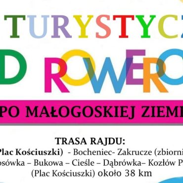 Rajd rowerowy w Małogoszczu