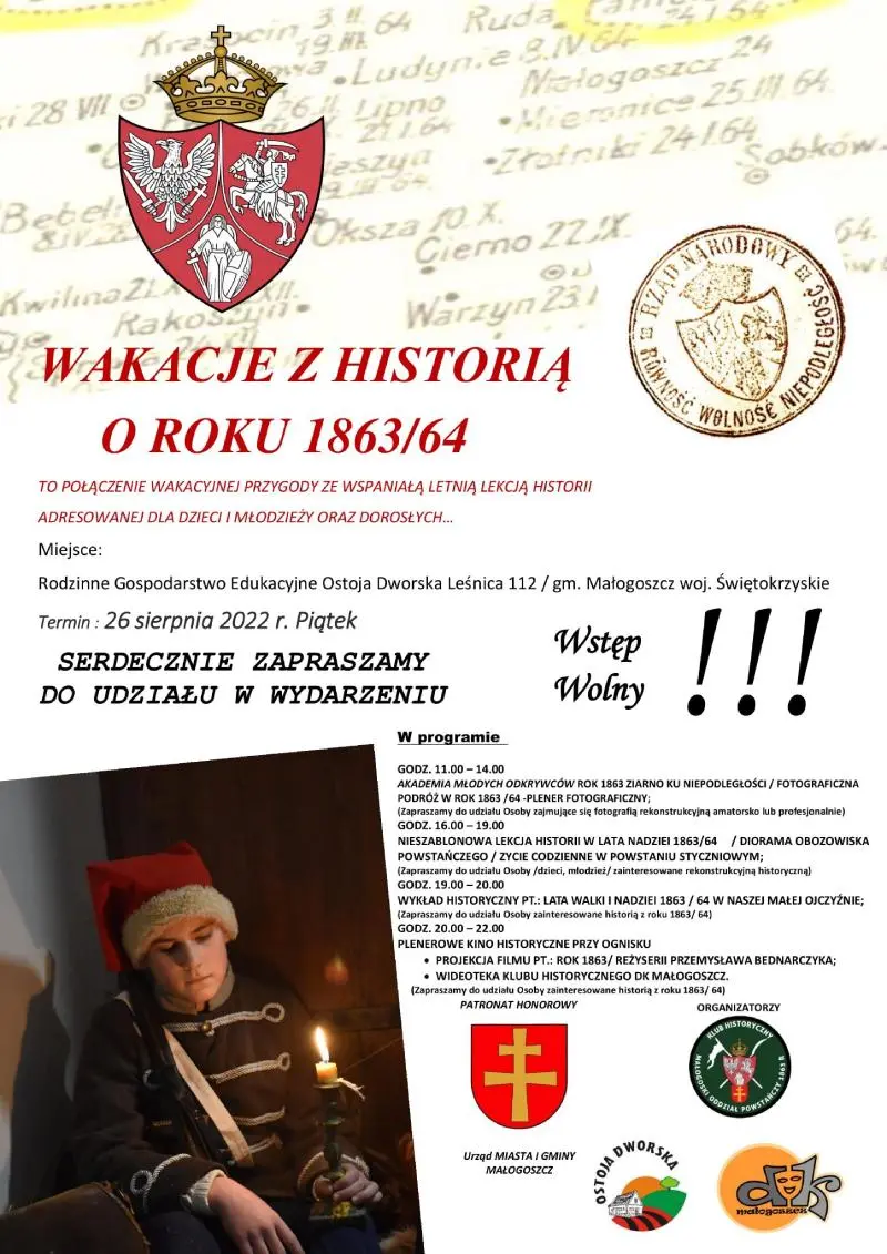 Plakat wydarzenia / fot. Grzegorz Szymański