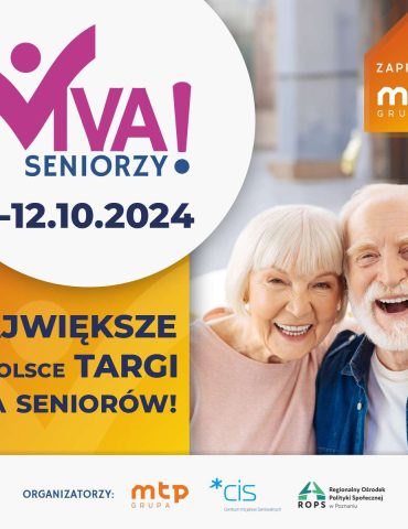 Grafika promująca targi Viva Seniorzy. Fot. materiały organizatora