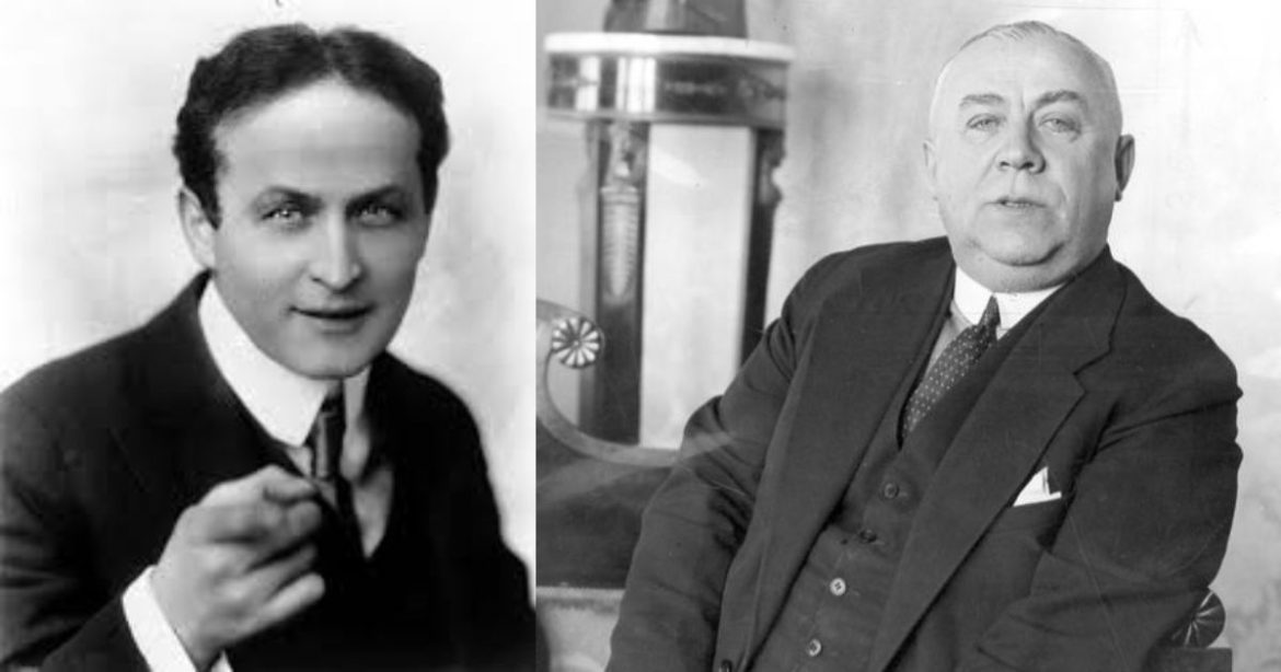 Harry Houdini, Stefan Ossowiecki. Fot. Domena publiczna