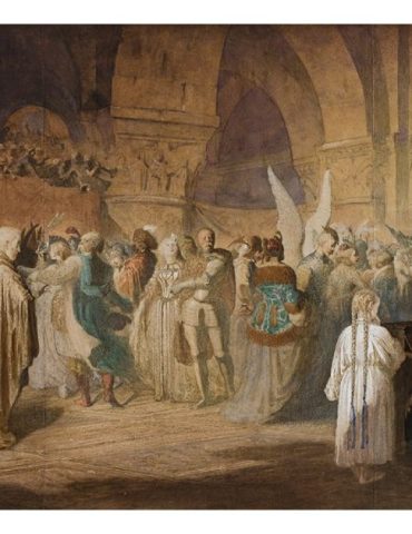 Teofil Kwiatkowski, Polonez Chopina (Bal w Hôtel Lambert), 1859, Muzeum Narodowe w Poznaniu