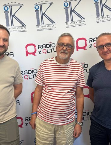 Henryk Michałkiewicz oraz Michał Dudkiewicz i Krzysztof Jończyk, Fot. Karol Błaszkiewicz