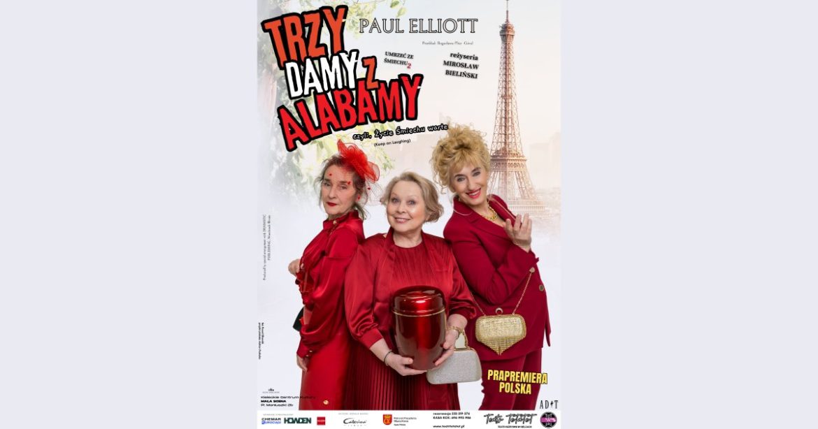 Trzy Damy z Alabamy. Plakat promujący wydarzenie