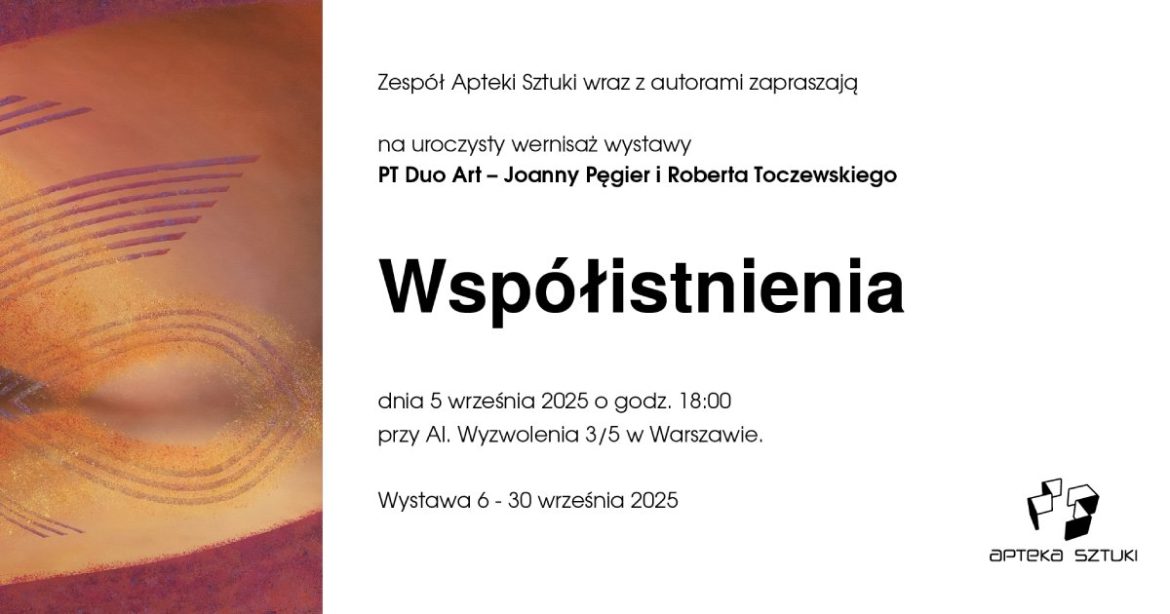 Zaproszenie na wystawę. Materiały promocyjne