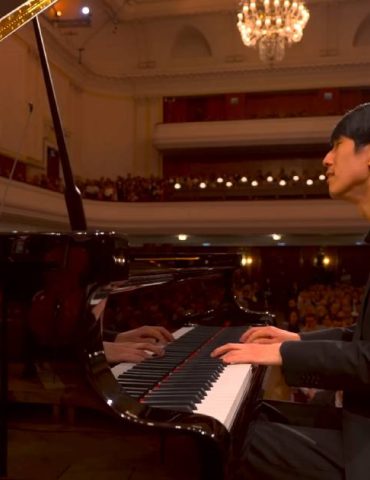 Eric Lu. Fot. Kadr z Konkurs Chopinowski