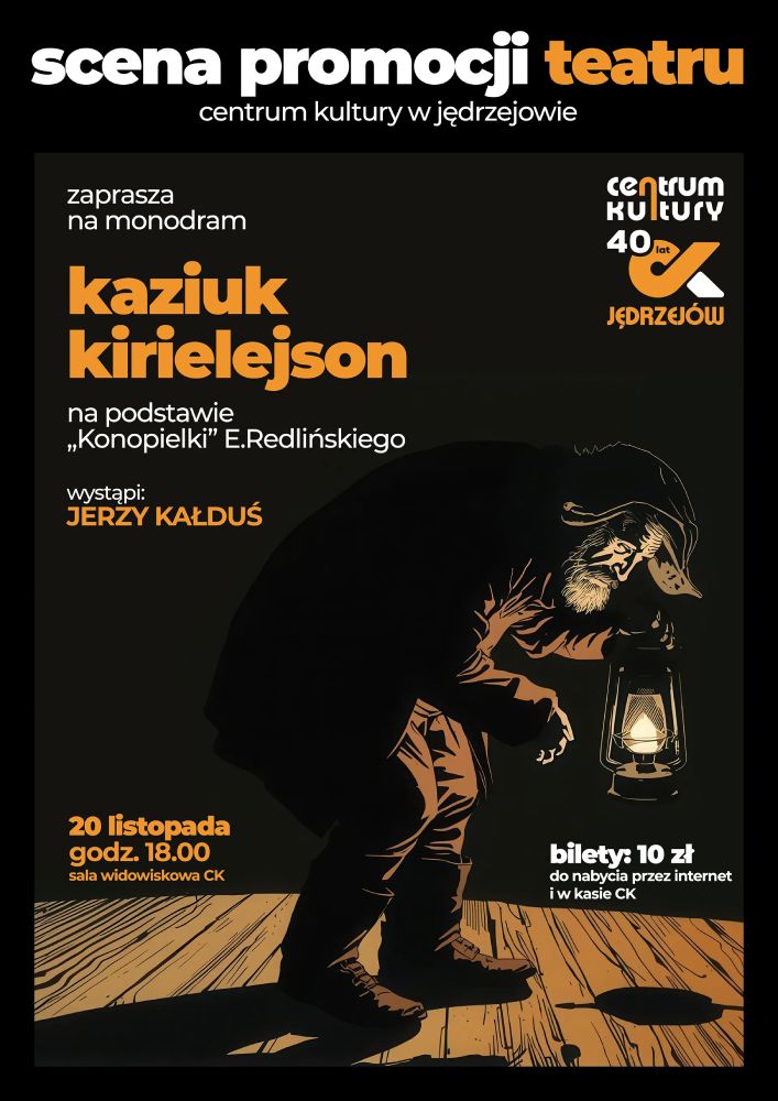 Kaziuk Kirielejson. Plakat promujący wydarzenie