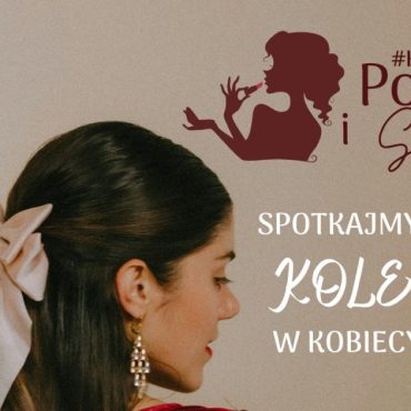 Popcorn i szminka. Plakat promujący wydarzenie