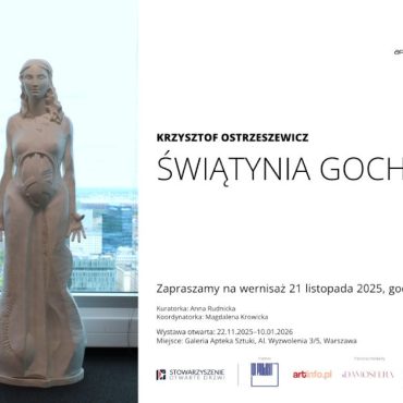Świątynia GOCHOS - zaproszenie na wystawę. Materiały promocyjne